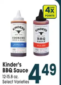 Jewel-Osco Kinder's BBQ Sauce offer