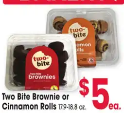 Jewel-Osco Two Bite Brownie or Cinnamon Rolls offer