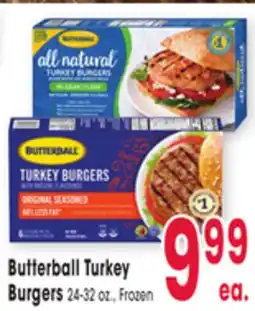Jewel-Osco Butterball Turkey Burgers offer