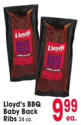 Jewel-Osco Lloyd's BBQ Baby Back Ribs offer