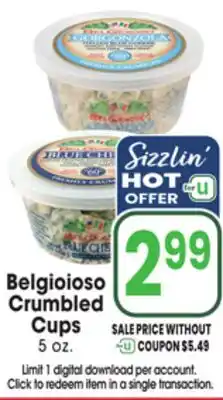 Jewel-Osco Belgioioso Crumbled Cups offer
