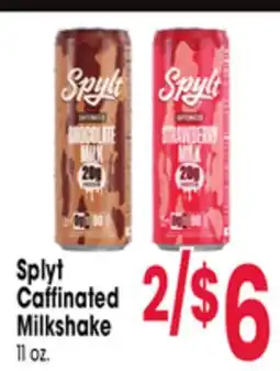 Jewel-Osco Spylt Caffinated Milkshake offer