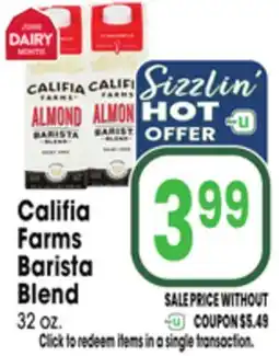 Jewel-Osco Califia Farms Barista Blend offer