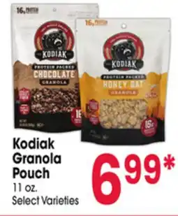 Jewel-Osco Kodiak Granola Pouch offer