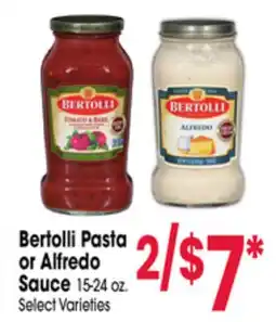 Jewel-Osco Bertolli Pasta or Alfredo Sauce offer