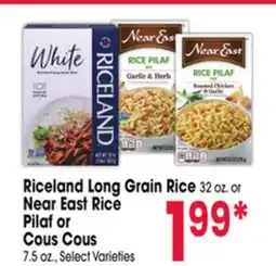 Jewel-Osco Riceland Long Grain Rice 32 oz. or Near East Rice Pilaf or Cous Cous 7.5 oz offer