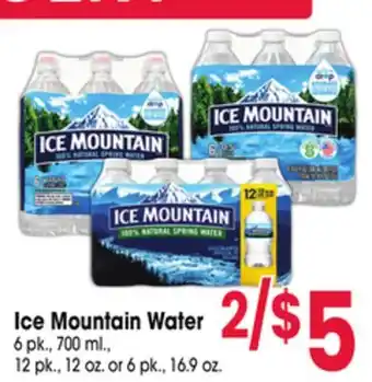 Jewel-Osco Ice Mountain Water offer