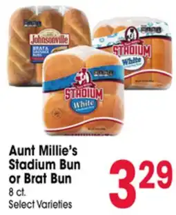 Jewel-Osco Aunt Millie's Stadium Bun or Brat Bun offer