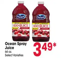 Jewel-Osco Ocean Spray Juice offer
