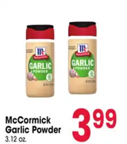 Jewel-Osco McCormick Garlic Powder offer