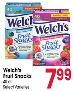 Jewel-Osco Welch's Fruit Snacks offer