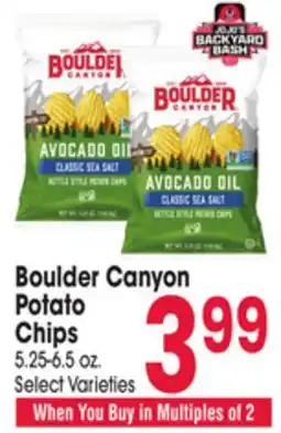 Jewel-Osco Boulder Canyon Potato Chips offer
