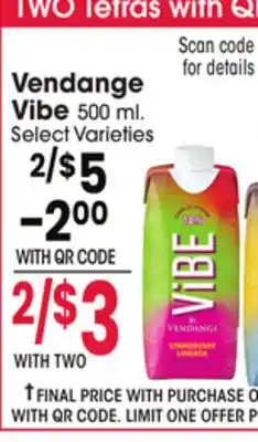 Jewel-Osco Vendange Vibe offer