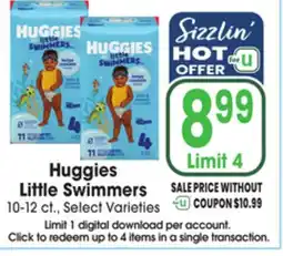 Jewel-Osco Huggies Little Swimmers offer
