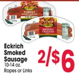 Jewel-Osco Eckrich Smoked Sausage offer