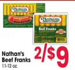 Jewel-Osco Nathan's Beef Franks offer