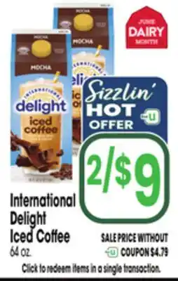 Jewel-Osco International Delight Iced Coffee offer
