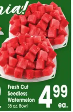 Jewel-Osco Fresh Cut Seedless Watermelon offer