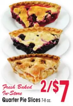 Jewel-Osco Quarter Pie Slices offer