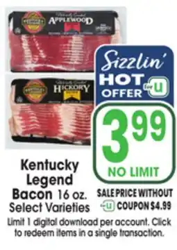 Jewel-Osco Kentucky Legend Bacon offer