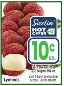 Jewel-Osco Lychees offer