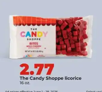 Hy-Vee The Candy Shoppe licorice offer