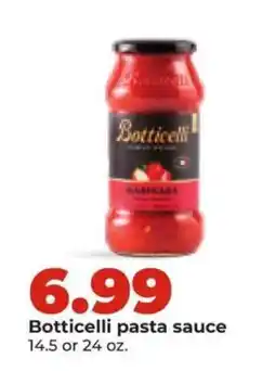 Hy-Vee Botticelli Pasta Sauce offer