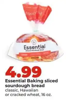 Hy-Vee Essential Baking sliced sourdough bread offer