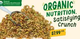 Sprouts Farmers Market ORGANIC PUMPKIN SEED KERNELS offer