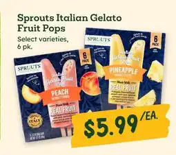 Sprouts Farmers Market Sprouts Italian Gelato Fruit Pops offer
