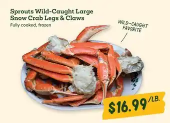 Sprouts Farmers Market Sprouts Wild-Caught Large Snow Crab Legs & Claws offer