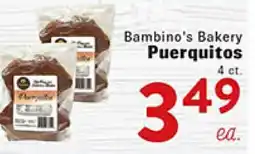 Rio Valley Market Bambino's Bakery Puerquitos offer