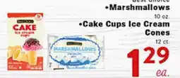 Rio Valley Market • Marshmallows • Cake Cups Ice Cream Cones offer