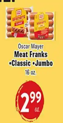 Rio Valley Market Oscar Mayer Meat Franks offer