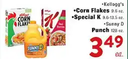 Rio Valley Market •Kellogg's •Corn Flakes 9.6 oz. •Special K 9.6-13.5 oz. •Sunny D Punch 128 oz offer