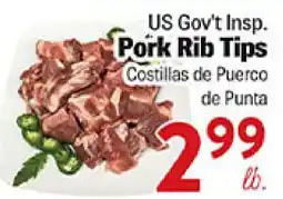 Rio Valley Market US Gov't Insp. Pork Rib Tips offer