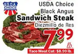 Rio Valley Market USDA Choice Black Angus Sandwich Steak offer