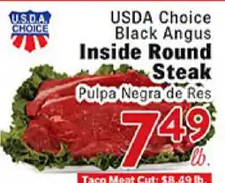 Rio Valley Market USDA Choice Black Angus Inside Round Steak offer