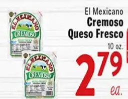 Rio Valley Market El Mexicano Cremoso Queso Fresco offer