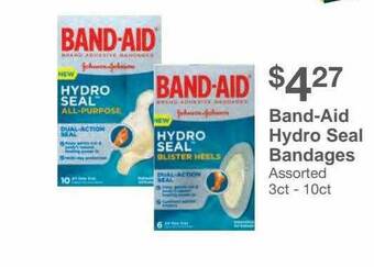 Kinney Drugs Band-Aid Hydro Seal Bandages offer