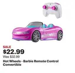 Best Buy Hot Wheels - Barbie Remote Control Convertible offer