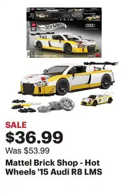 Best Buy Mattel Brick Shop - Hot Wheels '15 Audi R8 LMS offer