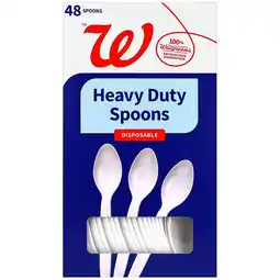 Walgreens Disposable Heavy Duty Spoons offer