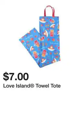 Five Below Love Island Towel Tote offer