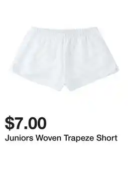 Five Below Juniors Woven Trapeze Short offer