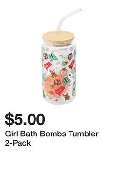 Five Below Girl Bath Bombs Tumbler 2-Pack offer