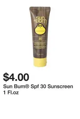 Five Below Sun Bum Spf 30 Sunscreen 1 Fl.oz offer