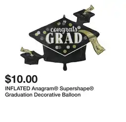 Five Below INFLATED Anagram Supershape Graduation Decorative Balloon offer