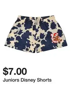 Five Below Juniors Disney Shorts offer