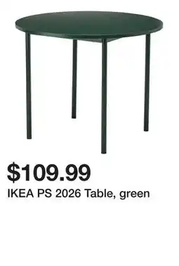 Ikea IKEA PS 2026 Table, green offer